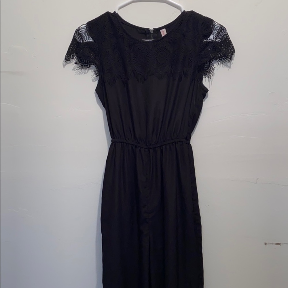Black Xhilaration Jumpsuit
